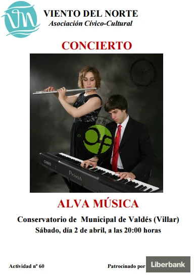 Concierto de Alva Música en el Conservatorio de Valdés