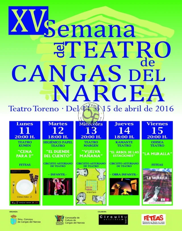 XV Semana del Teatro de Cangas del Narcea 2016