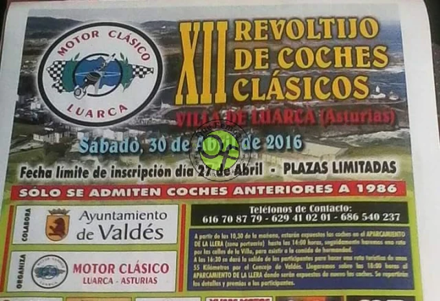 XII Revoltijo de Coches Clásicos Villa de Luarca 2016