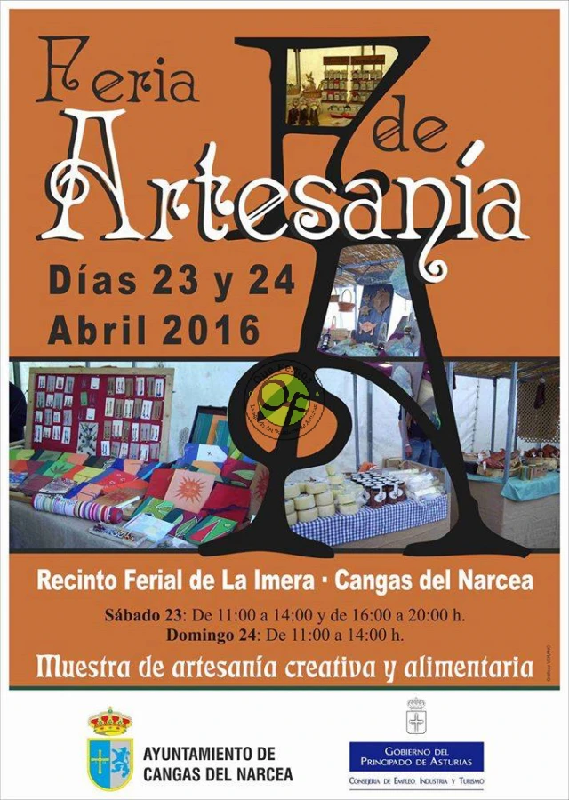 Feria de Artesanía en Cangas del Narcea: abril 2016