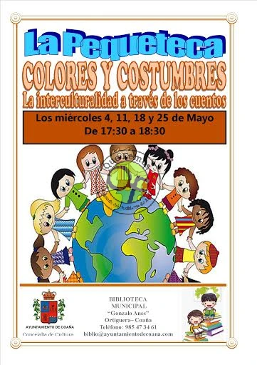 Pequeteca en Coaña mes de mayo: Colores y costumbres