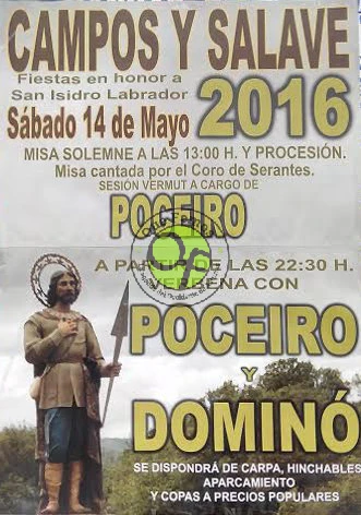 Fiestas de San Isidro Labrador 2016 en Campos y Salave