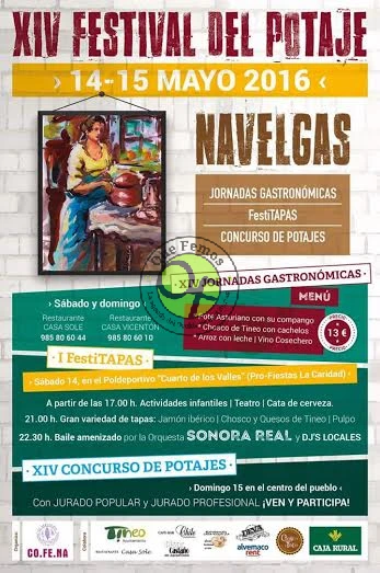 XIV Festival del Potaje 2016 en Navelgas