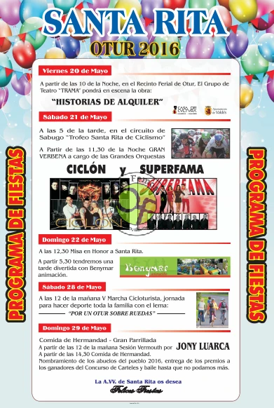 Fiestas de Santa Rita 2016 en Otur