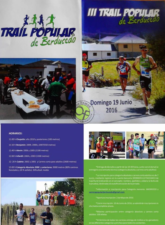 III Trail Popular de Berducedo 2016