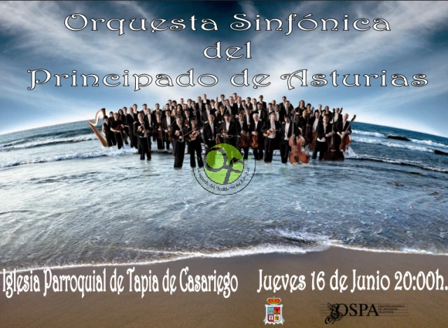 Concierto de la Orquesta Sinfónica del Principado de Asturias, en Tapia