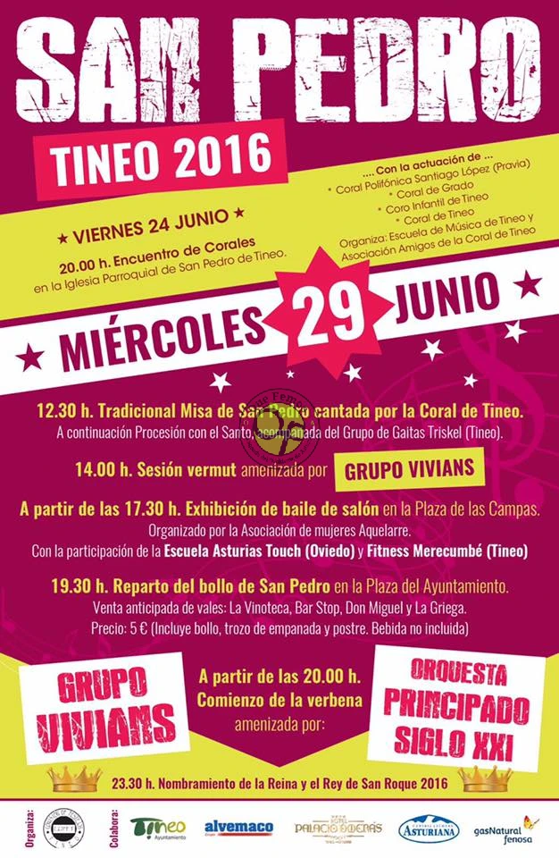 Fiestas de San Pedro 2016 en Tineo