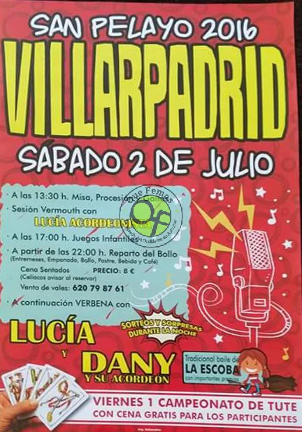 Fiestas de San Pelayo 2016 en Villarpadrid