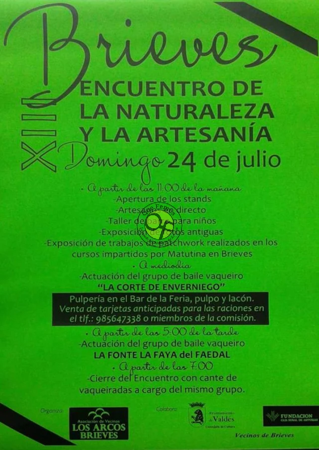 XIII Encuentro de la naturaleza y la artesanía 2016 en Brieves