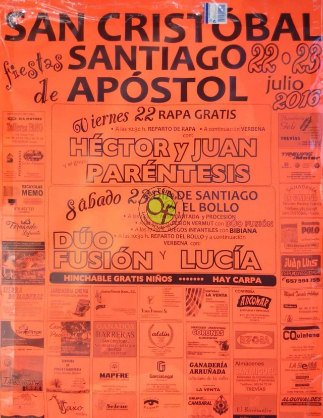 Fiestas de Santiago Apóstol 2016 en San Cristóbal