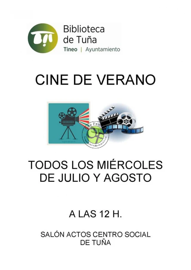 Ciclo de Cine de Verano en Tuña 2016