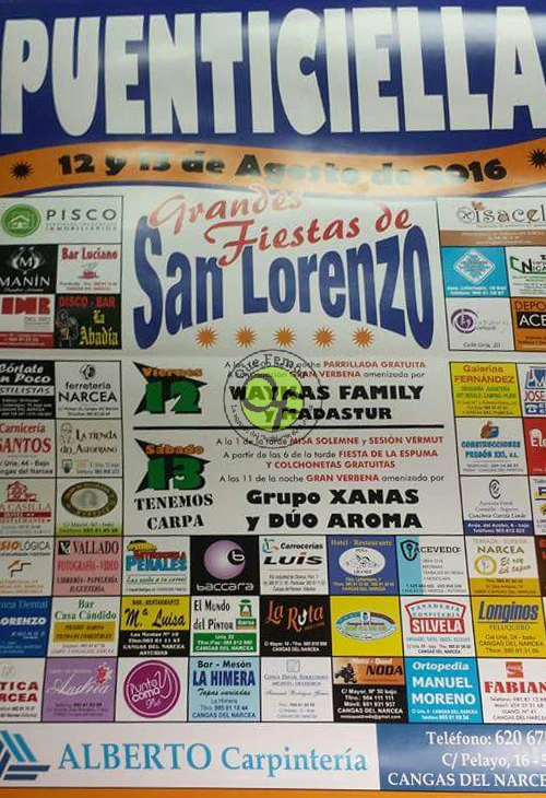 Fiestas de San Lorenzo 2016 en Puenticiella