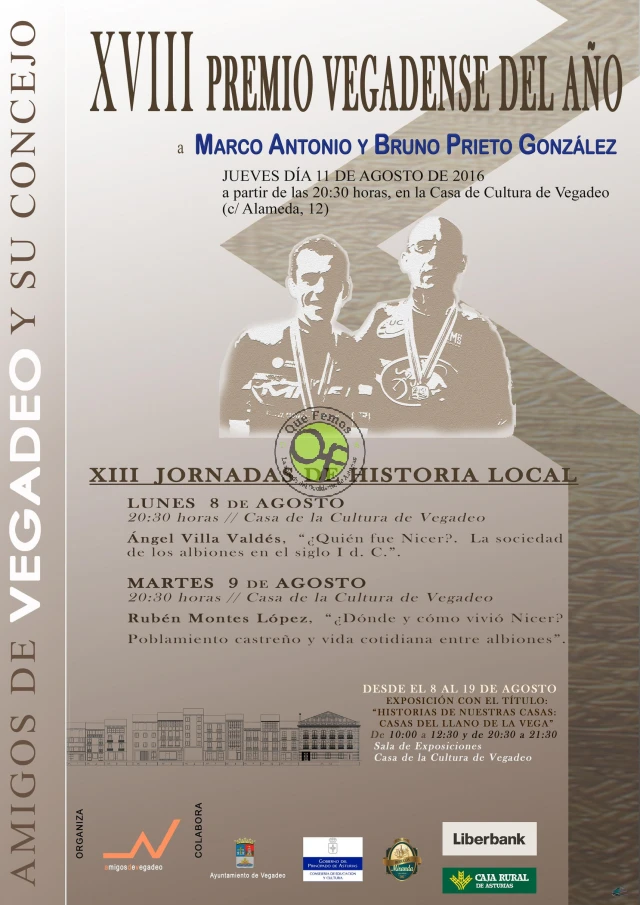 XIII Jornadas de Historia Local en Vegadeo 2016