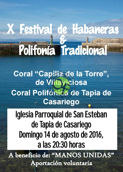 X Festival de Habaneras & Polifonía Tradicional en Tapia 2016