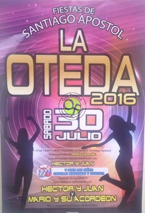 Fiestas de Santiago Apóstol 2016 en La Oteda