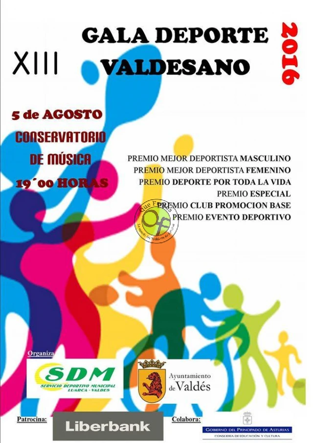 XIII Gala del Deporte Valdesano 2016