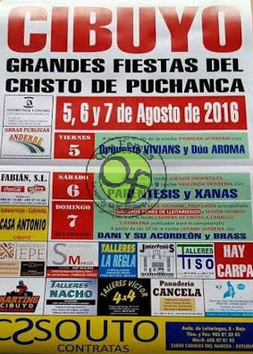 Fiestas del Cristo de Puchanca 2016 en Cibuyo