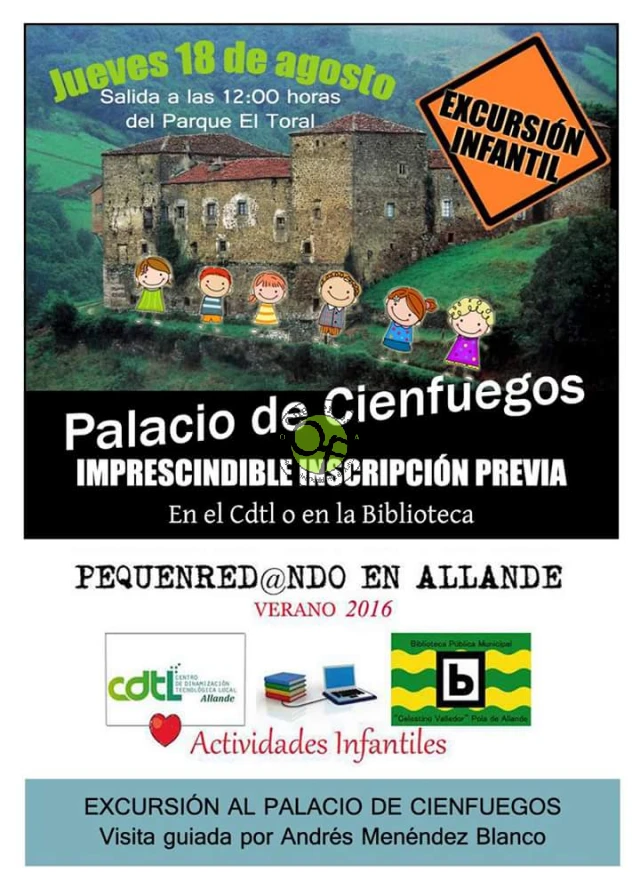 Excursión infantil al palacio Cienfuegos