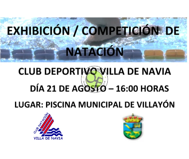 Exhibición del Club de Natación Villa de Navia en Villayón
