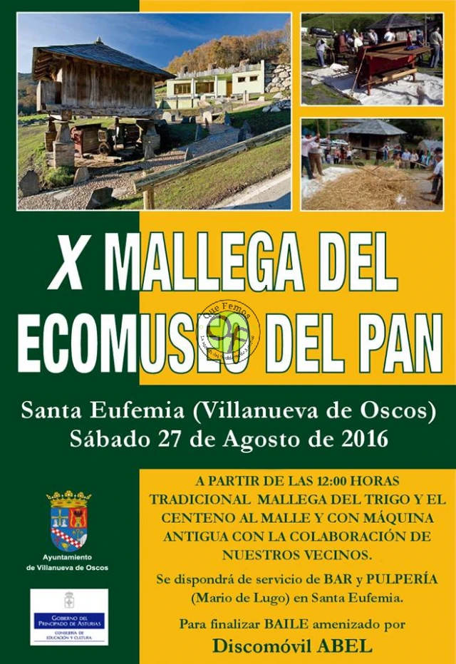 X Mallega del Ecomuseo del Pan en Santa Eufemia 2016