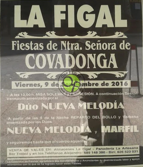 Fiestas de Nuestra Señora de Covadonga 2016 en La Figal