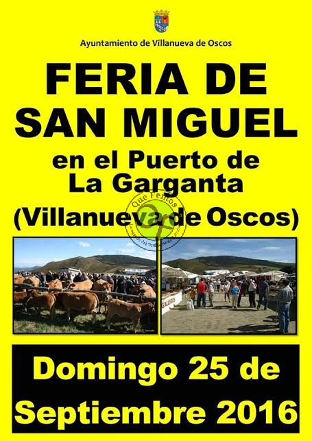Feria de San Miguel 2016 en La Garganta