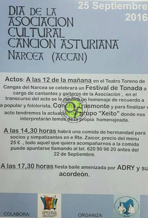 Día de la Asociación Cultural Canción Asturiana Narcea