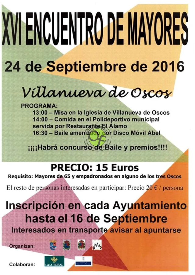 XVI Encuentro de Mayores en Villanueva de Oscos 2016