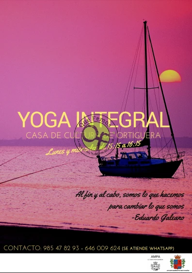 Yoga Integral en Ortiguera desde octubre 2016
