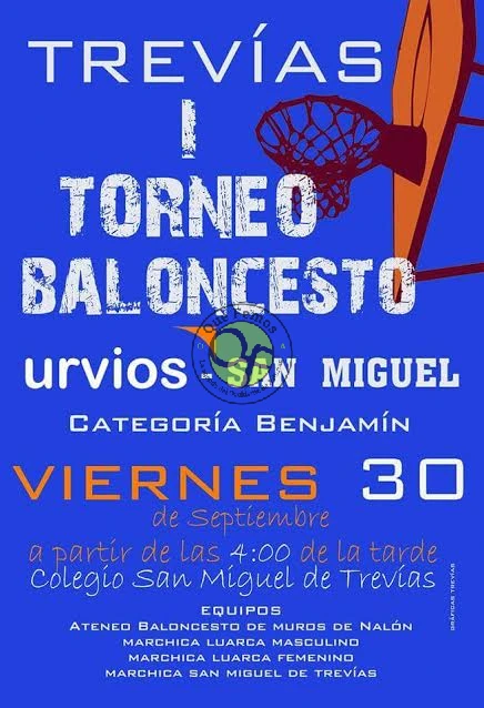 I Torneo de Baloncesto Urvios-San Miguel 2016 en Trevías