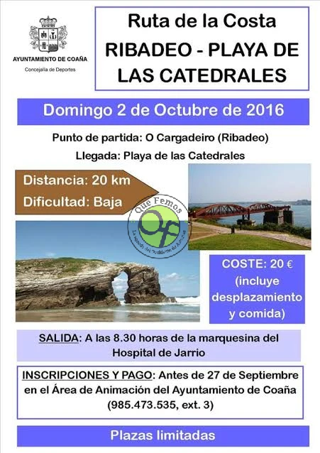 Ruta de la Costa: Ribadeo-Playa de las Catedrales