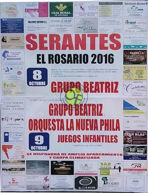 Fiestas del Rosario 2016 en Serantes