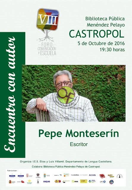 Encuentro literario con Pepe Monteserín en Castropol