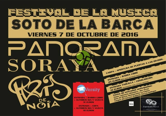 Festival de la Música 2016 en Soto de la Barca
