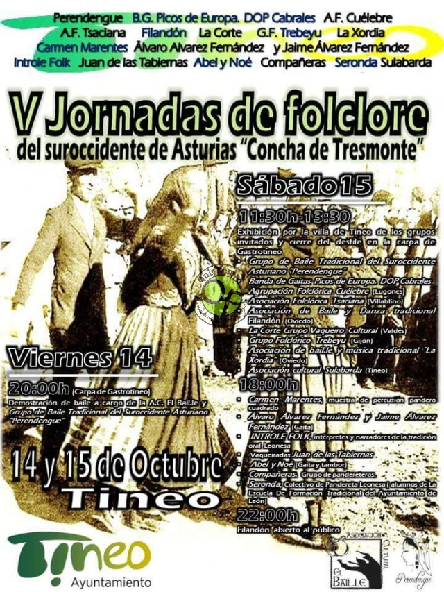 V Jornadas de Folclore del Suroccidente Asturiano 