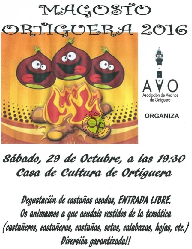 Magosto en Ortiguera: octubre 2016