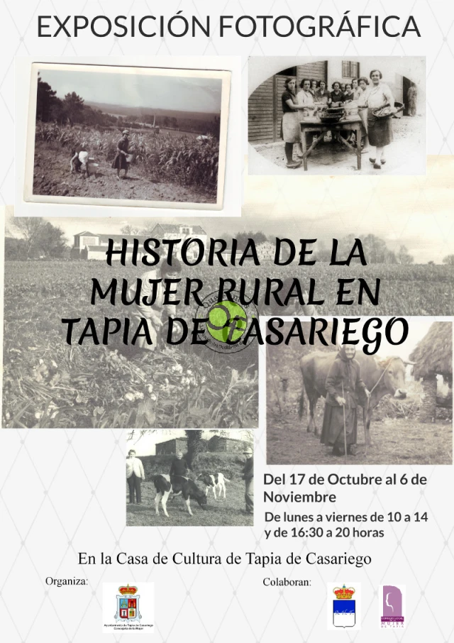 Exposición sobre la mujer rural en Tapia