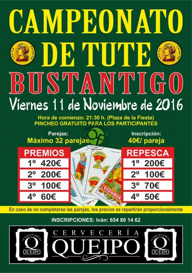 Campeonato de Tute 2016 en Bustantigo