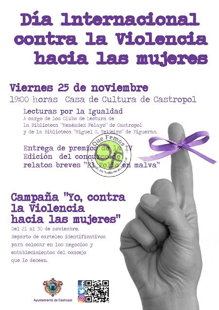 Castropol celebra el Día Internacional Contra la Violencia Hacia las Mujeres