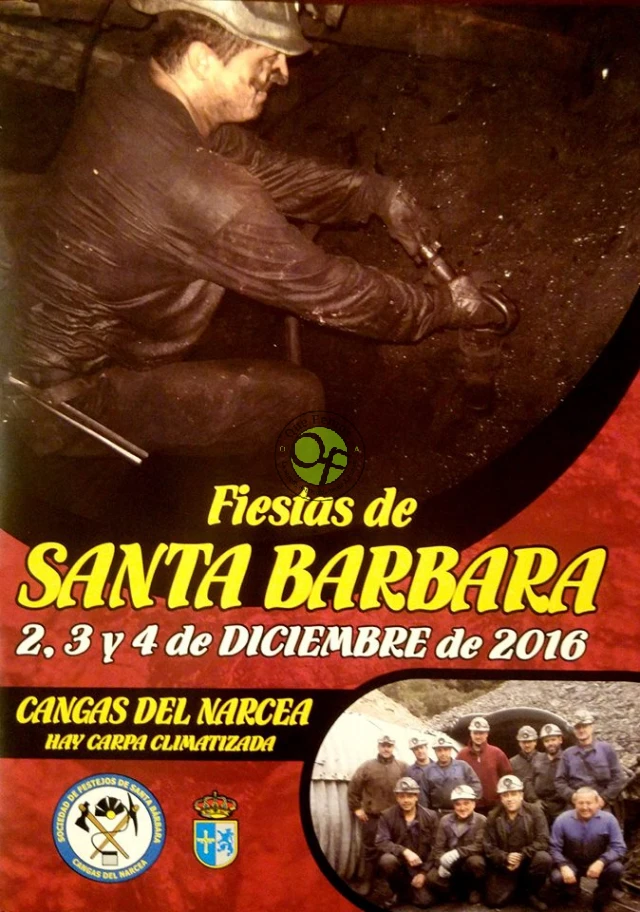 Fiestas de Santa Bárbara 2016 en Cangas del Narcea