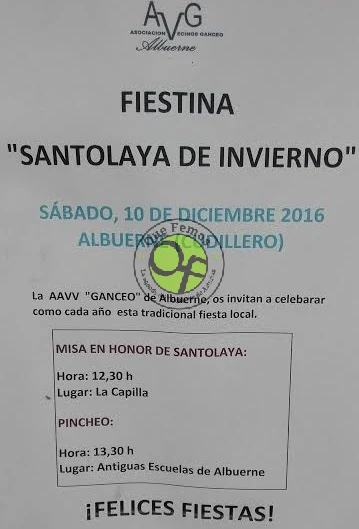 Fiestina Santolaya de Invierno 2016 en Invierno
