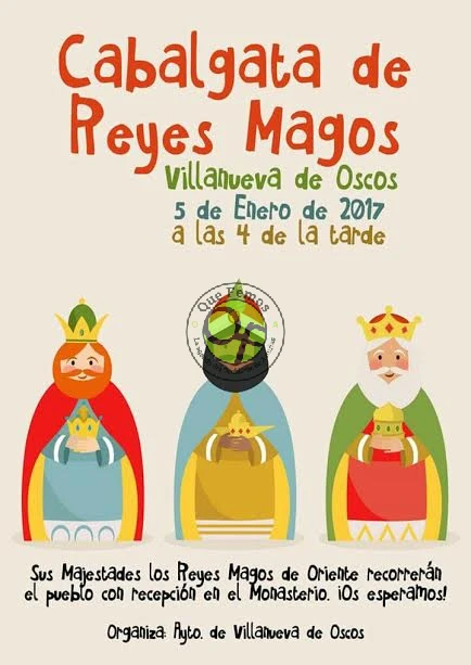 Cabalgata de Reyes Magos 2017 en Villanueva de Oscos