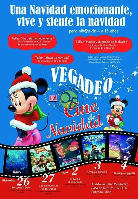 Cine de Navidad en Vegadeo