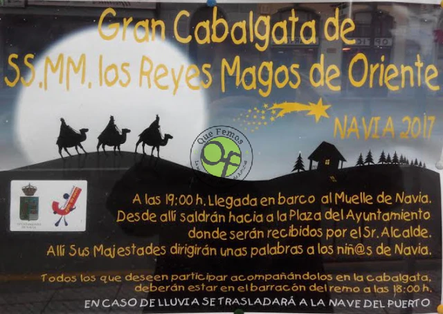 Cabalgata de Reyes 2017 en Navia