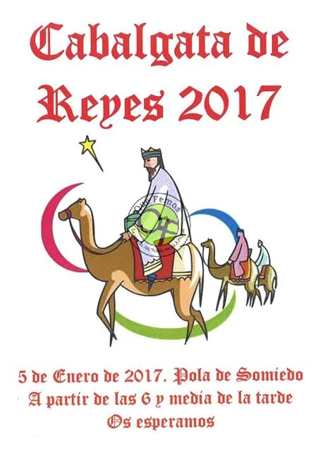 Cabalgata de Reyes 2017 en Somiedo