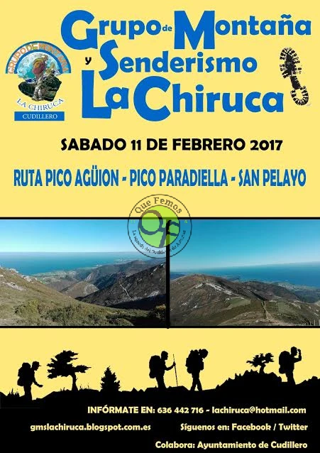Grupo de Montaña La Chiruca: Pico Agüión, Pico Paradiella y San Pelayo