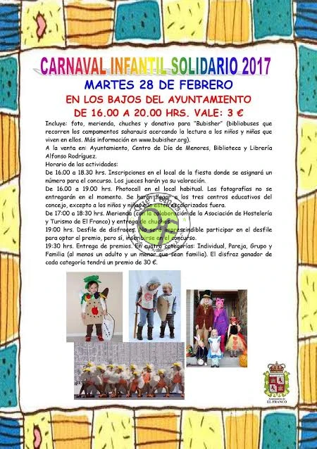 Carnaval Infantil Solidario 2017 en El Franco