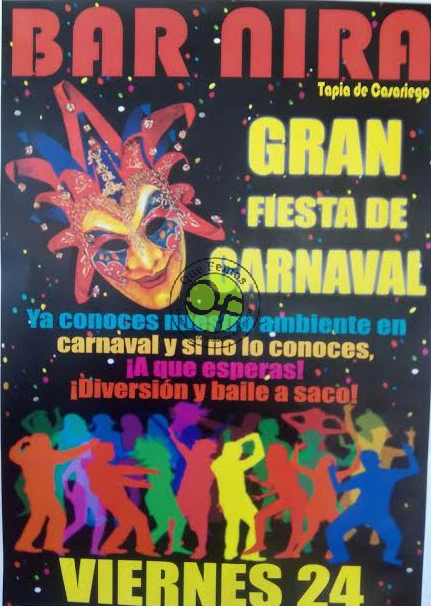 El Bar Nira de Tapia celebra el Carnaval 2017
