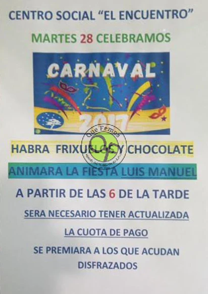 El Centro Social El Encuentro celebra el Carnaval 2017