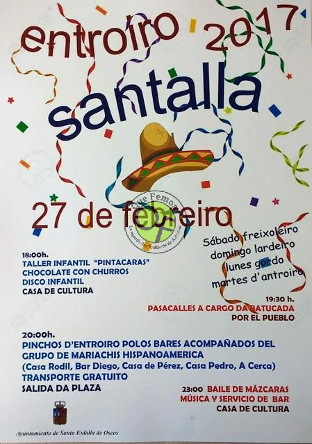 Carnaval 2017 en Santalla